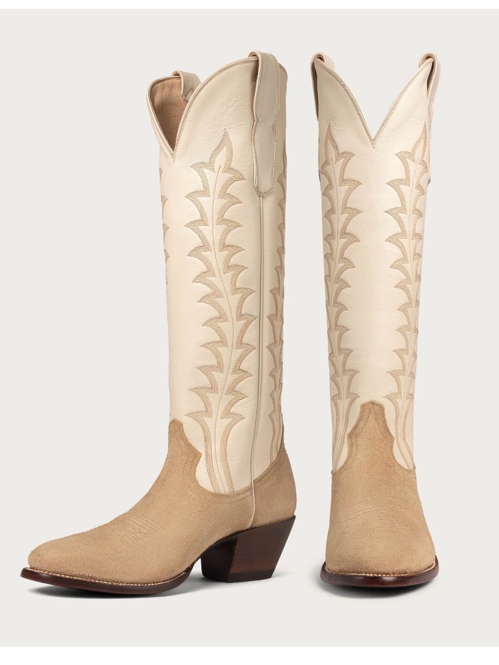 City Boots Amarillo Boot in Bone